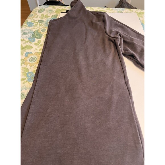 Eileen Fisher Taupe Brown Swing Open Front Shacket Blazer Jacket Sz L - Picture 12 of 12